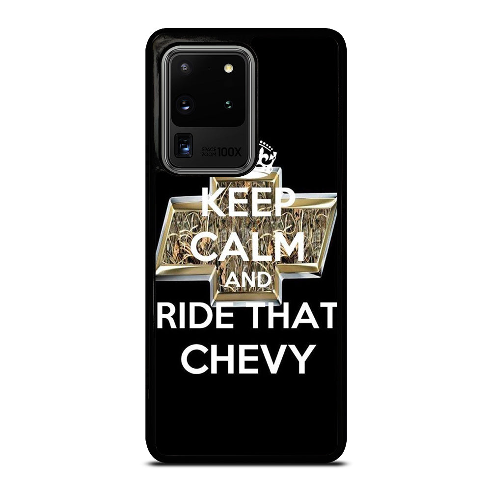 KEEP CALM AND RIDE THAT CHEVY Samsung Galaxy S20 Ultra / S20 Ultra 5G Case