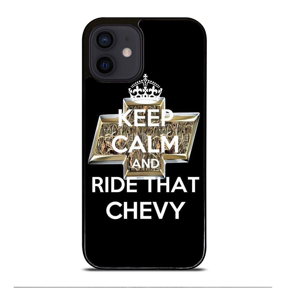 KEEP CALM AND RIDE THAT CHEVY iPhone 12 Mini Case