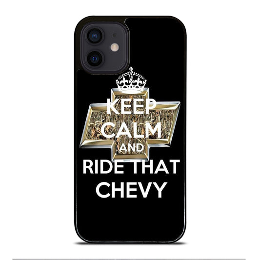 KEEP CALM AND RIDE THAT CHEVY iPhone 12 Mini Case