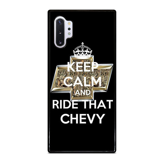 KEEP CALM AND RIDE THAT CHEVY Samsung Galaxy Note 10 Plus Case
