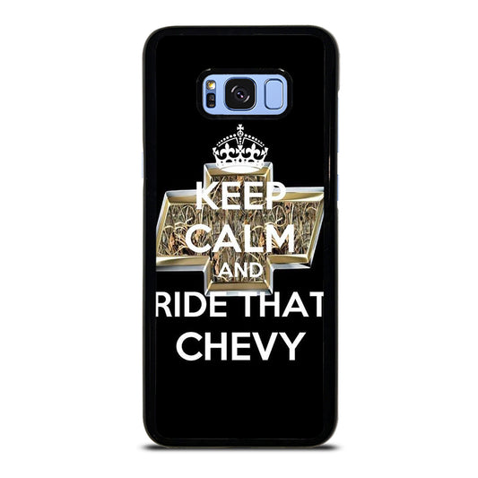 KEEP CALM AND RIDE THAT CHEVY Samsung Galaxy S8 Plus Case