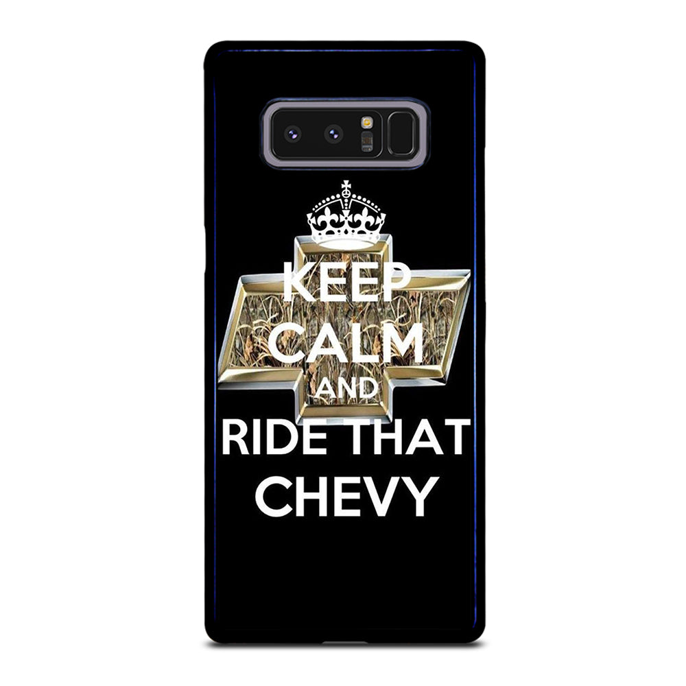 KEEP CALM AND RIDE THAT CHEVY Samsung Galaxy Note 8 Case