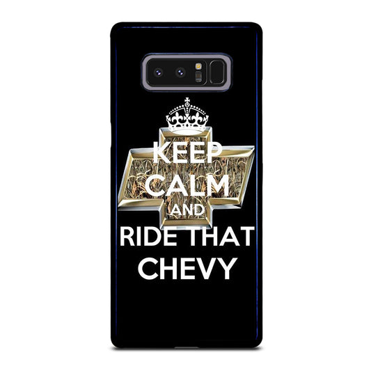 KEEP CALM AND RIDE THAT CHEVY Samsung Galaxy Note 8 Case