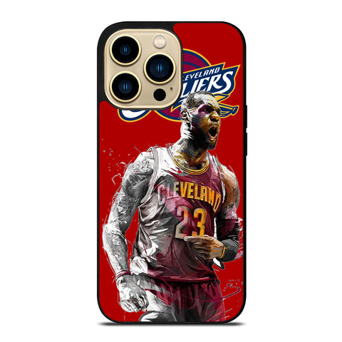 LEBRON JAMES CLEVELAND CAVALIERS iPhone 14 Pro Max Case