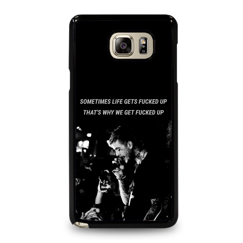 LIL PEEP QUOTE Samsung Galaxy Note 5 Case