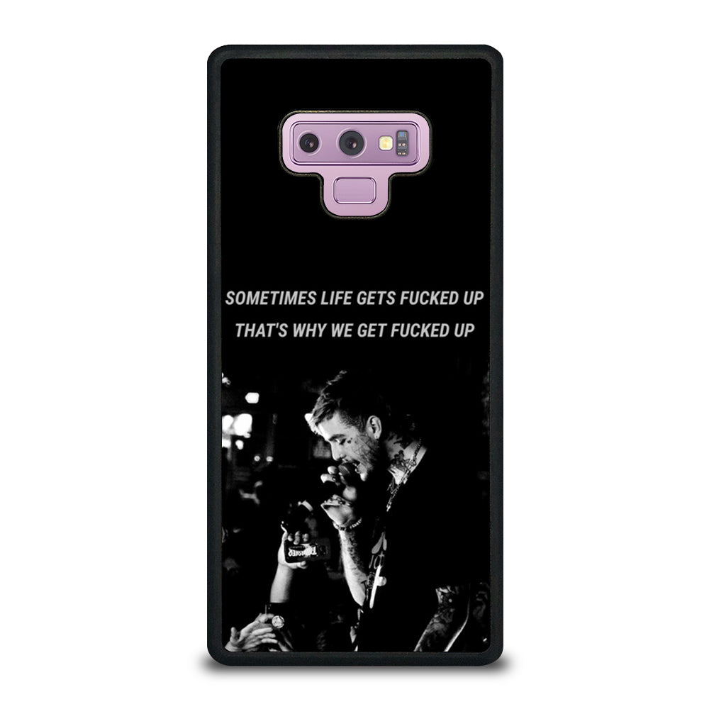 LIL PEEP QUOTE Samsung Galaxy Note 9 Case