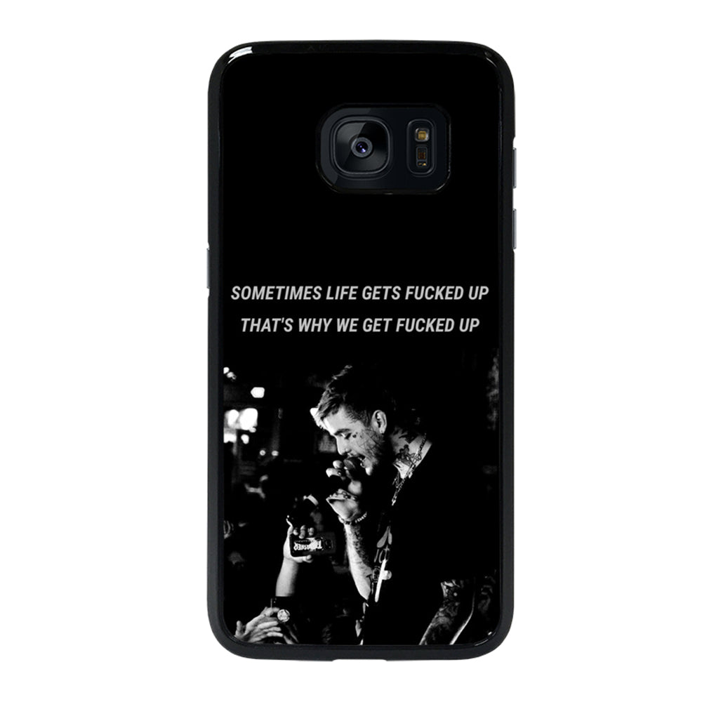 LIL PEEP QUOTE Samsung Galaxy S7 Edge Case