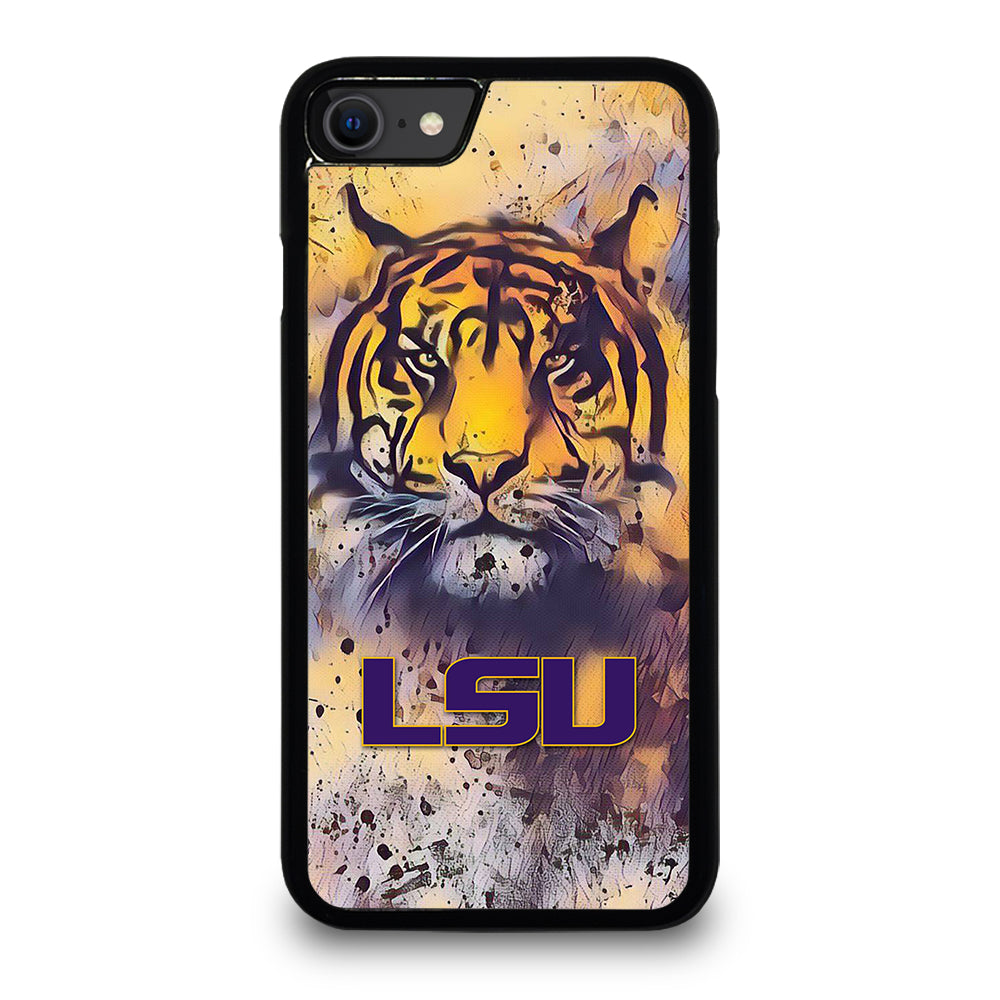 LSU Tigers Wallpaper iPhone SE 2020 Case
