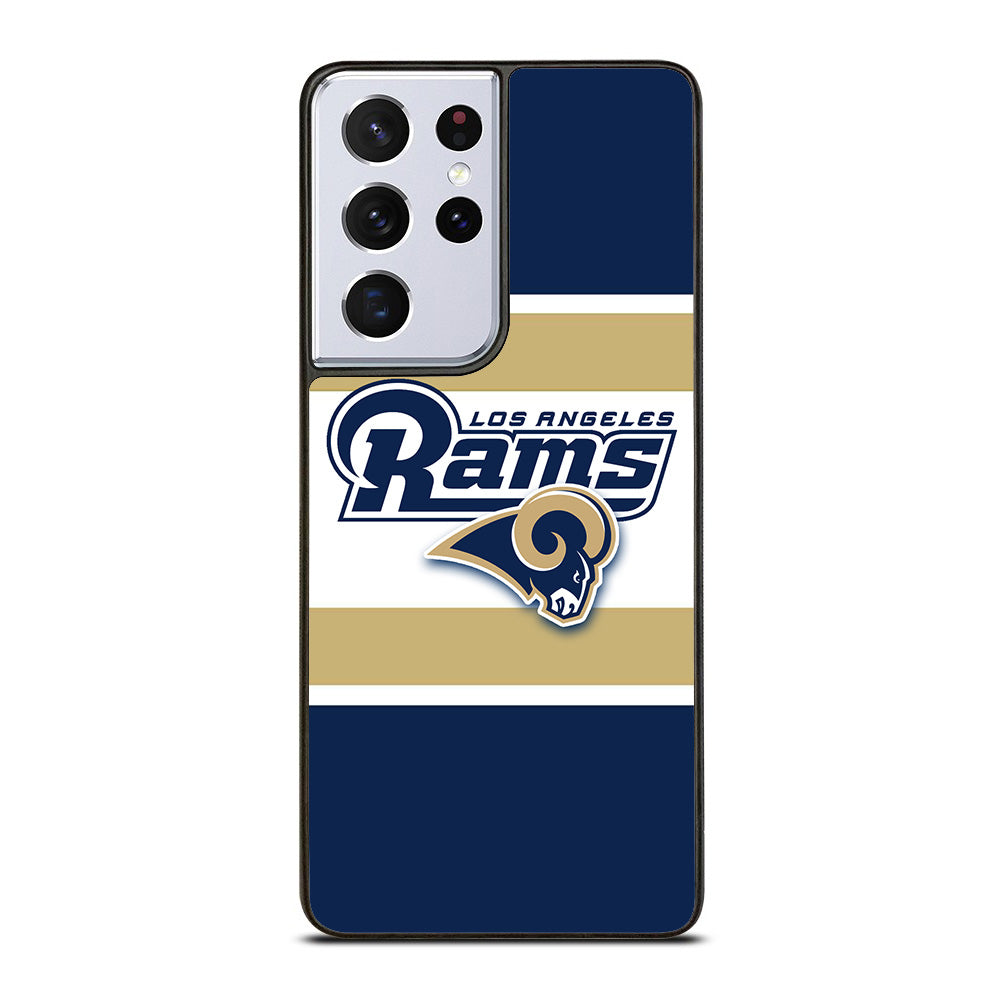 Los Angeles Rams NFL Emblem Samsung Galaxy S21 Ultra 5G Case