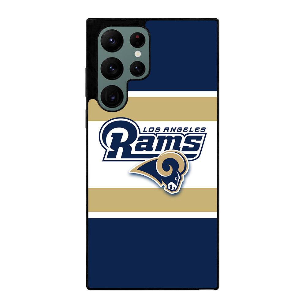 Los Angeles Rams NFL Emblem Samsung Galaxy S22 Ultra 5G Case