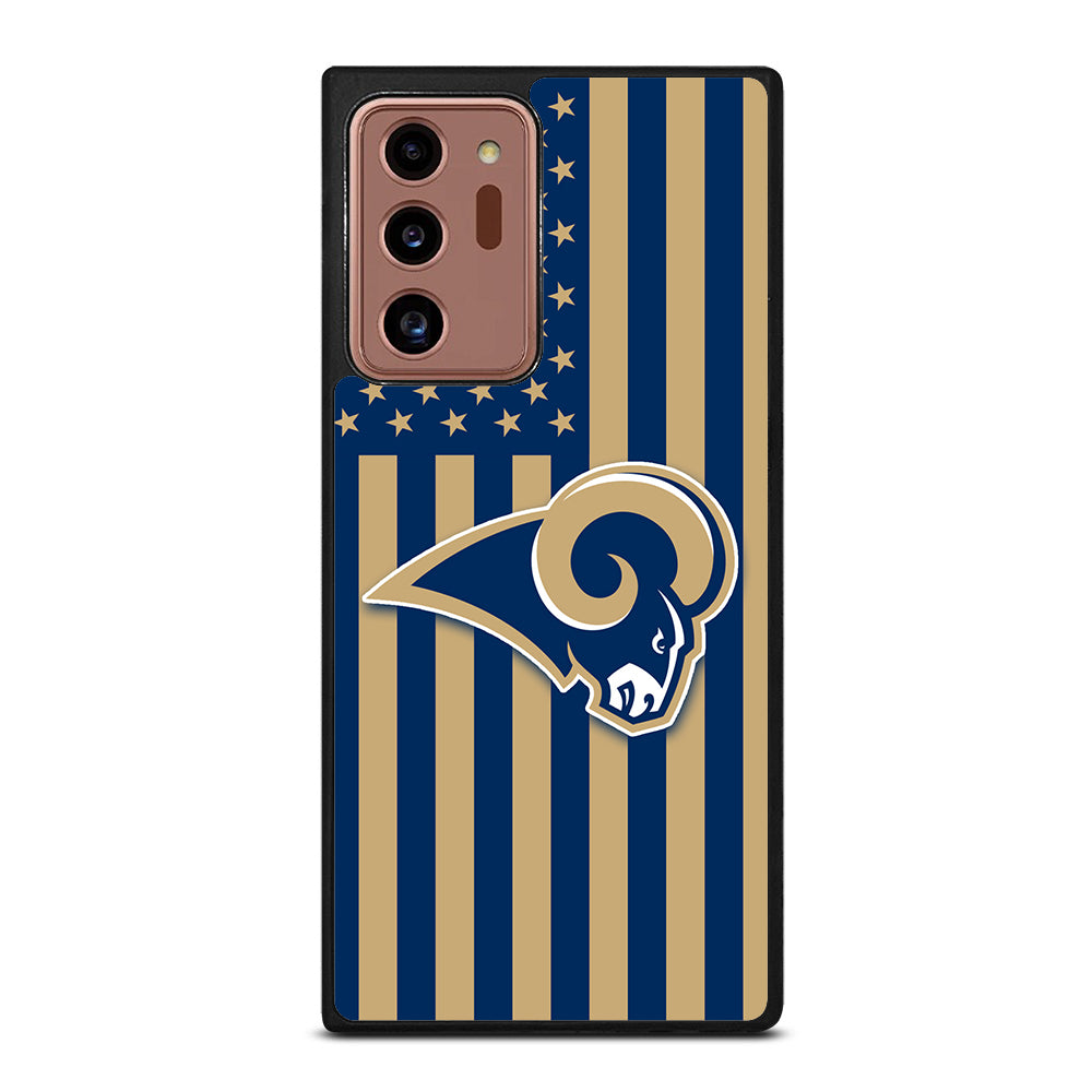 Los Angeles Rams NFL Logo Samsung Galaxy Note 20 Ultra Case