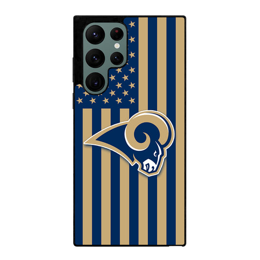 Los Angeles Rams NFL Logo Samsung Galaxy S22 Ultra 5G Case