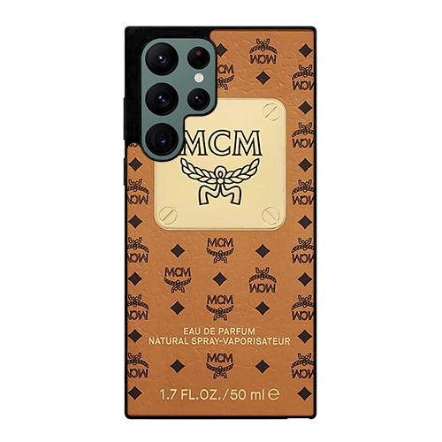 MCM Worldwide Parfum Wallpaper Samsung Galaxy S22 Ultra 5G Case