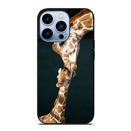 MOM TOUCHES BABY GIRAFFE iPhone 13 Pro Max Case