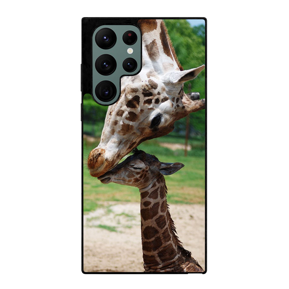 MOM & BABY GIRAFFE Samsung Galaxy S22 Ultra 5G Case