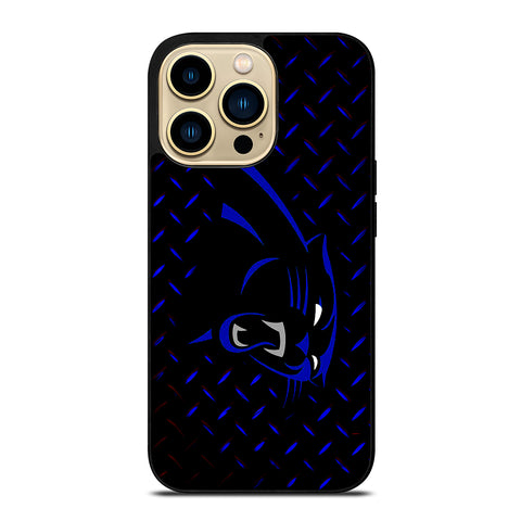 Metal Caroline Panthers iPhone 14 Pro Max Case
