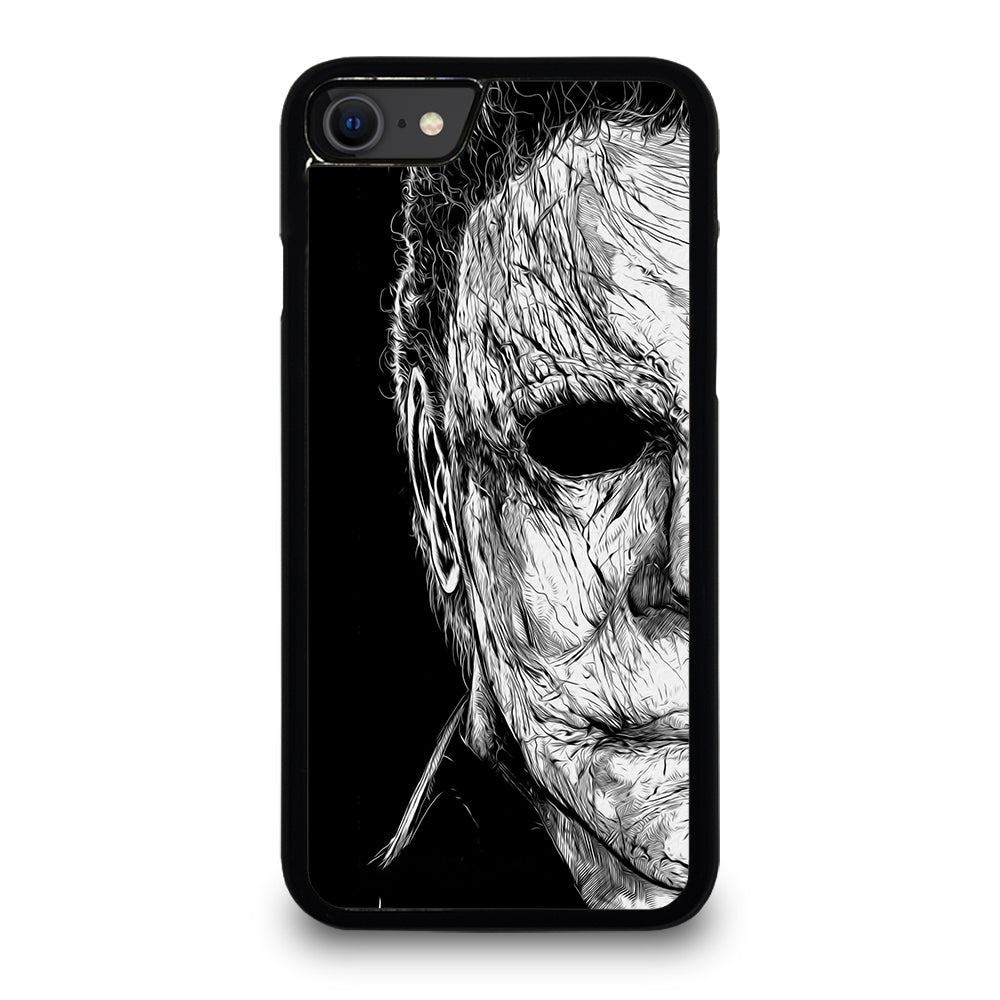 Michael Myers Halloween Half iPhone SE 2020 Case