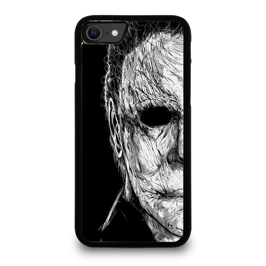Michael Myers Halloween Half iPhone SE 2020 Case