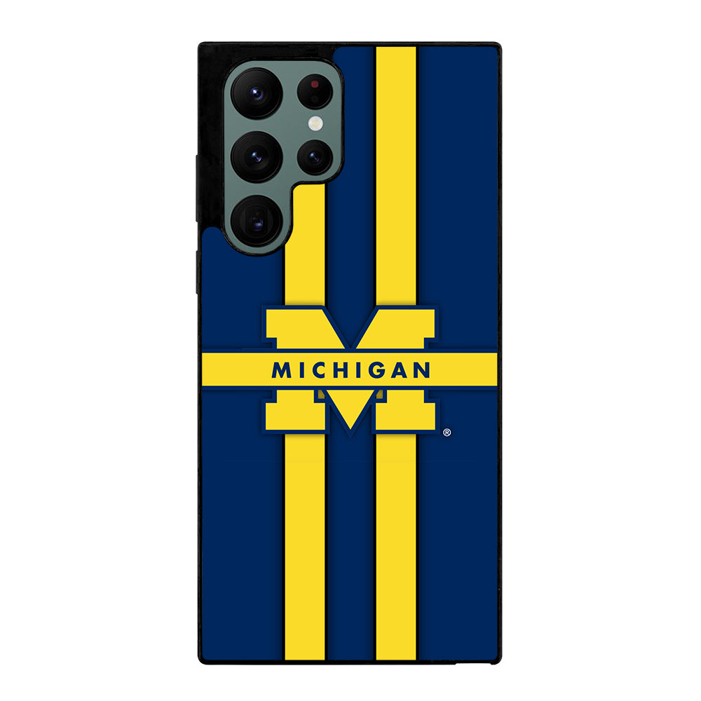 Michigan Wolverines Logo Samsung Galaxy S22 Ultra 5G Case