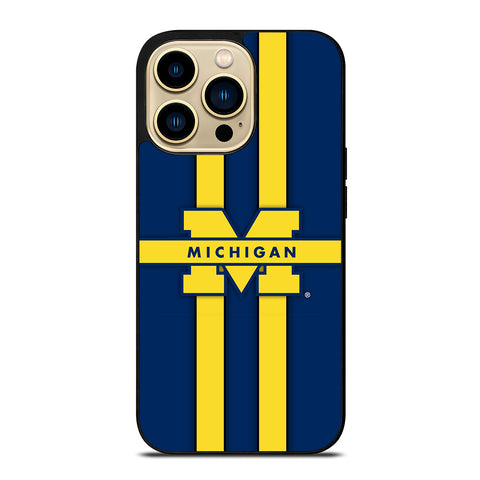 Michigan Wolverines Logo iPhone 14 Pro Max Case