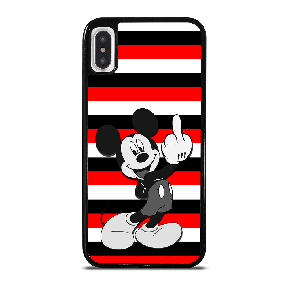 Mickey Mouse Middle Finger iPhone X / XS Case