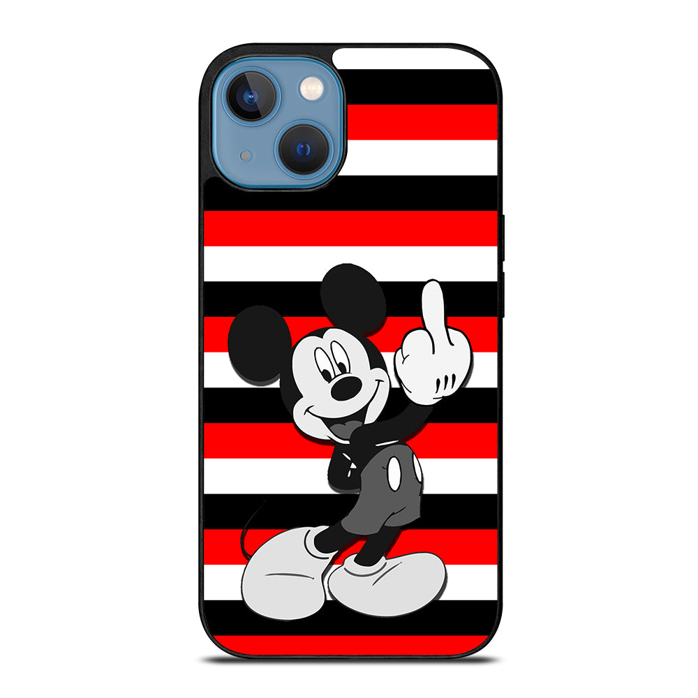 Mickey Mouse Middle Finger iPhone 13 Case