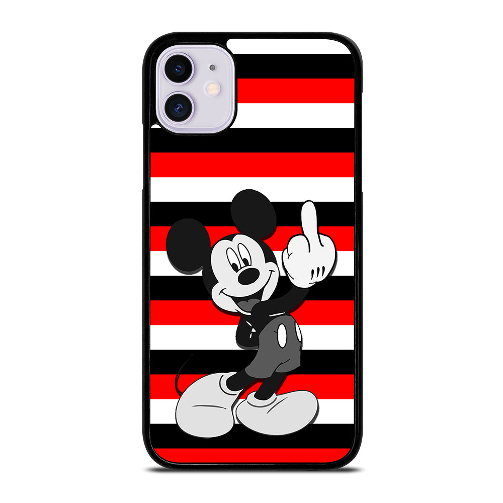 Mickey Mouse Middle Finger iPhone 11 Case