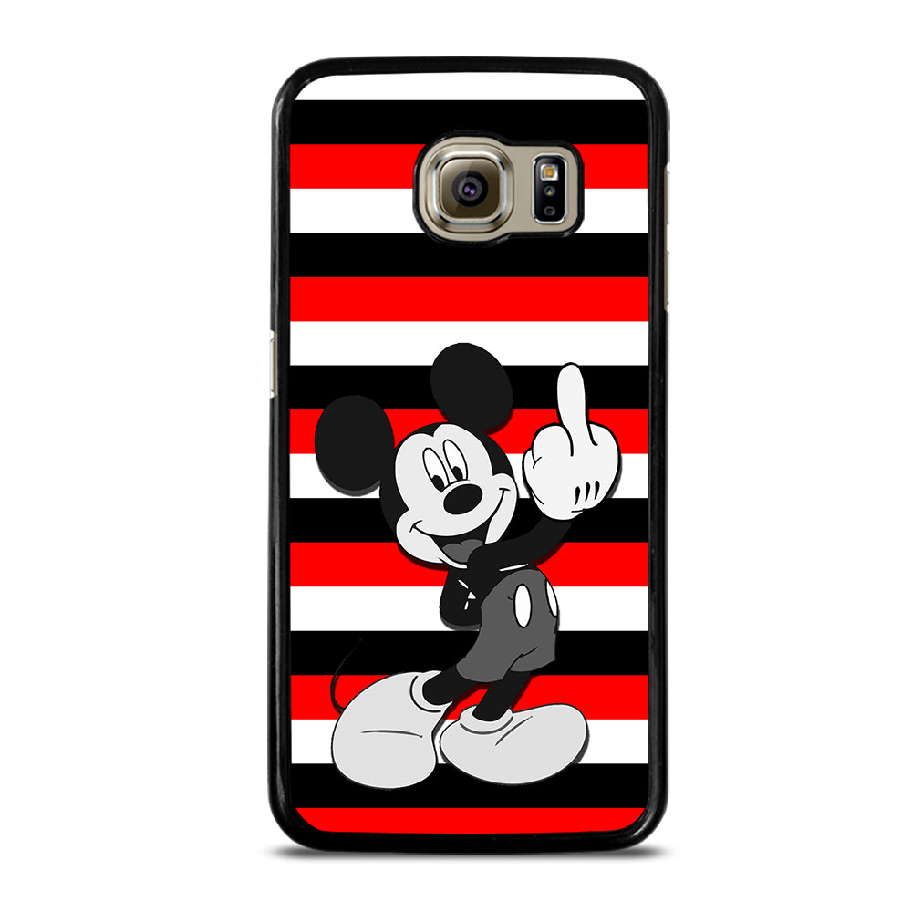 Mickey Mouse Middle Finger Samsung Galaxy S6 Case