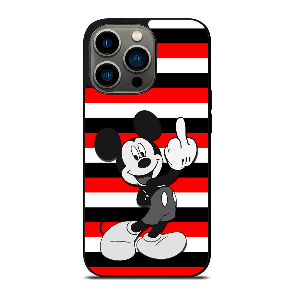 Mickey Mouse Middle Finger iPhone 13 Pro Case