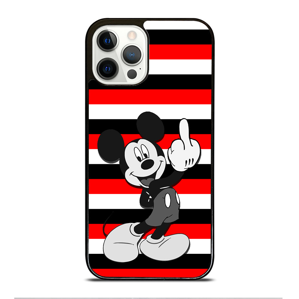 Mickey Mouse Middle Finger iPhone 12 Pro Case