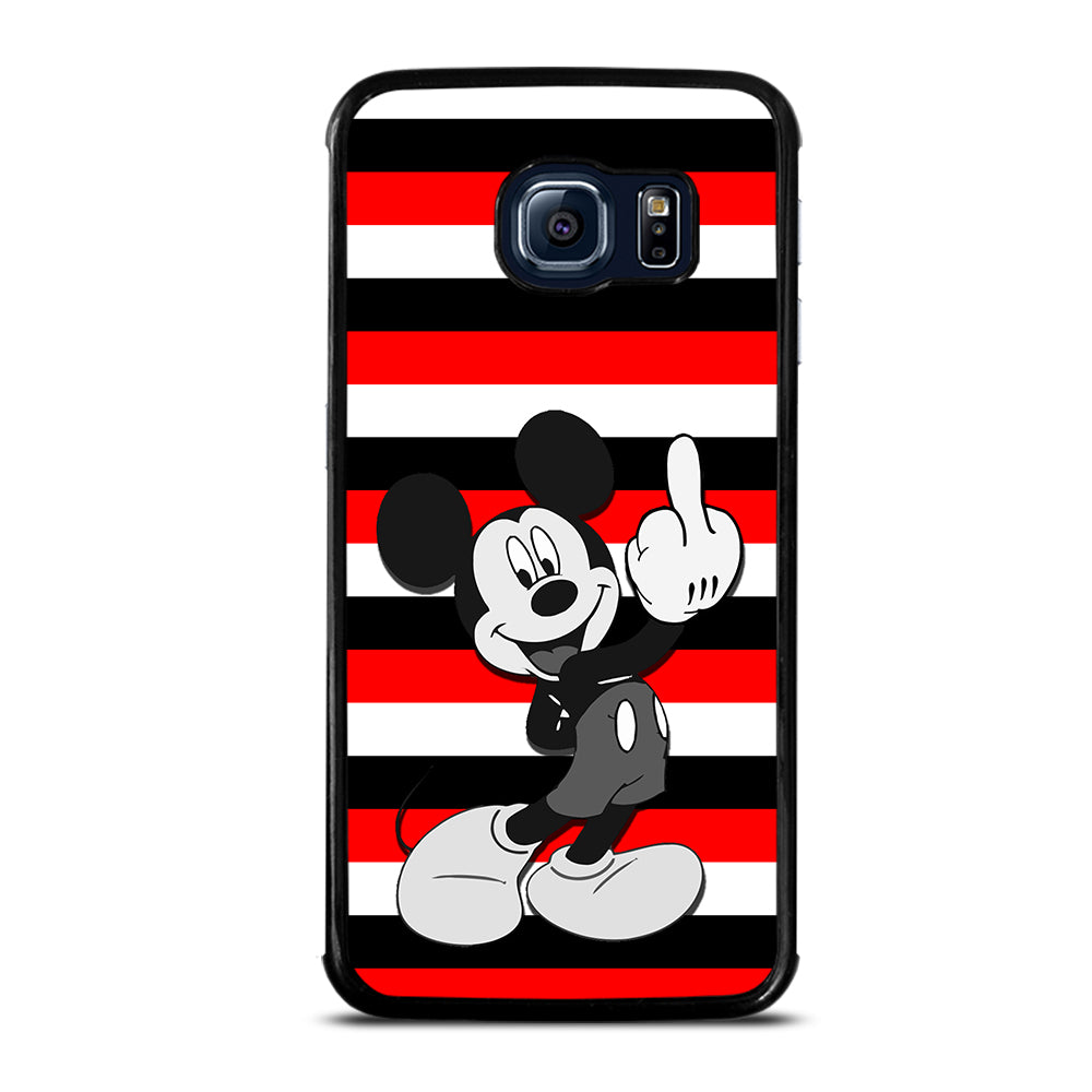 Mickey Mouse Middle Finger Samsung Galaxy S6 Edge Case