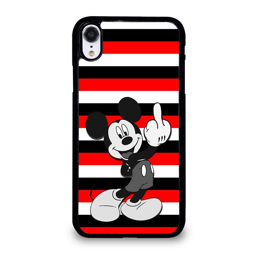 Mickey Mouse Middle Finger iPhone XR Case