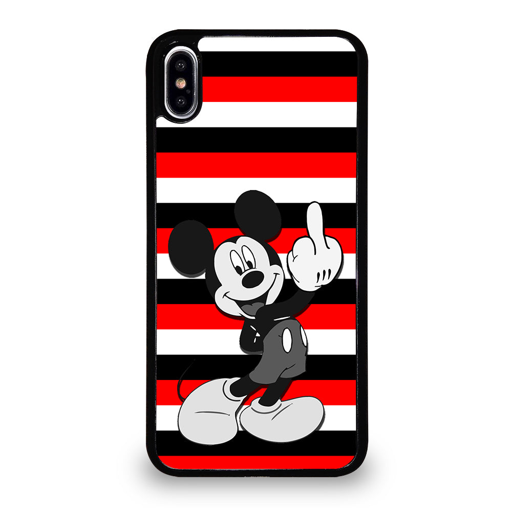 Mickey Mouse Middle Finger iPhone XS Max Case