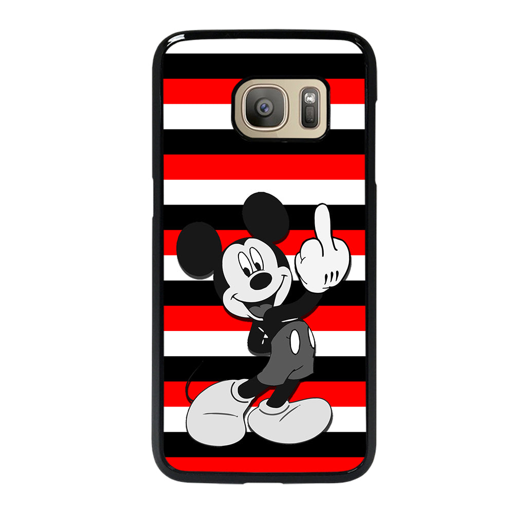 Mickey Mouse Middle Finger Samsung Galaxy S7 Case
