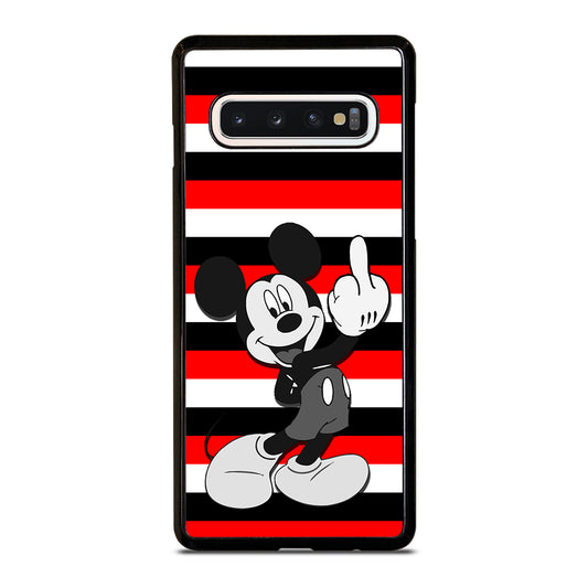 Mickey Mouse Middle Finger Samsung Galaxy S10 Case