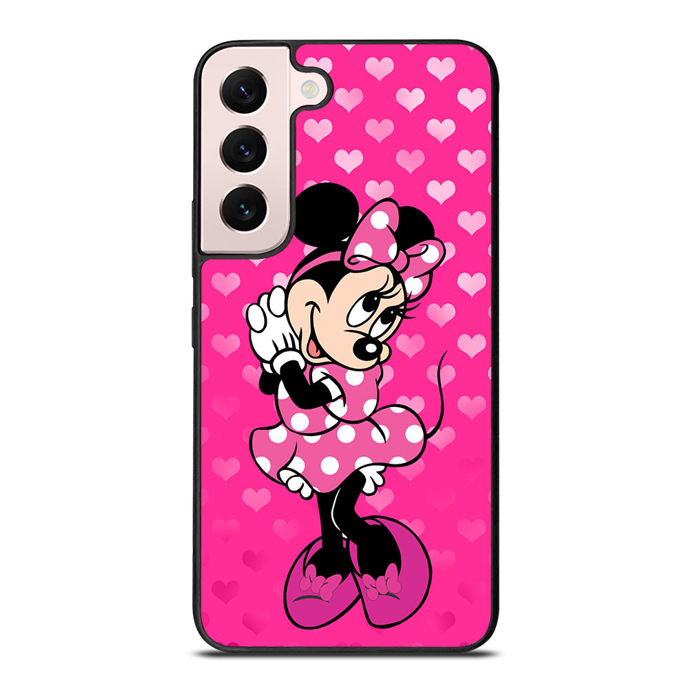 Minnie Mouse In Pink Heart Samsung Galaxy S22 Plus 5G Case