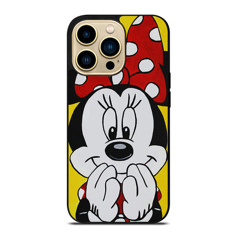 Minnie Mouse Cute Smile iPhone 14 Pro Max Case