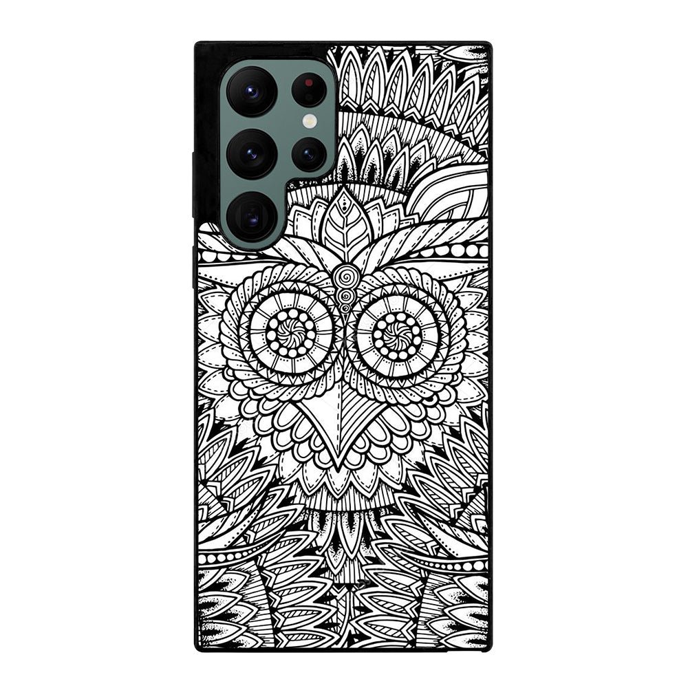 NEW AZTEC OWL MANDALA Samsung Galaxy S22 Ultra 5G Case