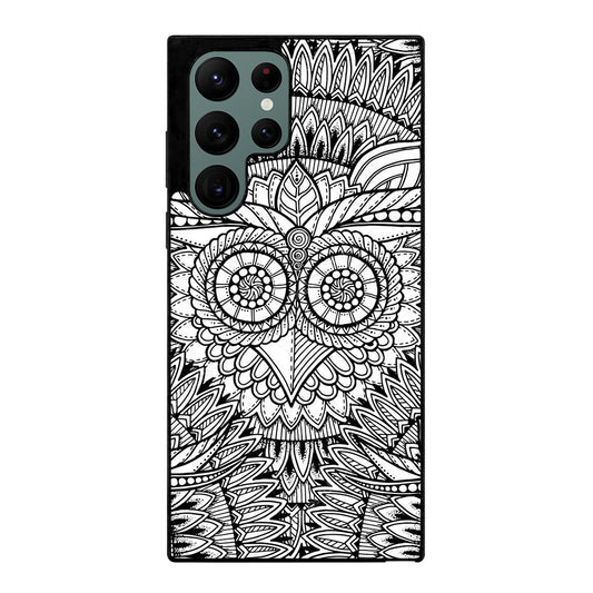 NEW AZTEC OWL MANDALA Samsung Galaxy S22 Ultra 5G Case