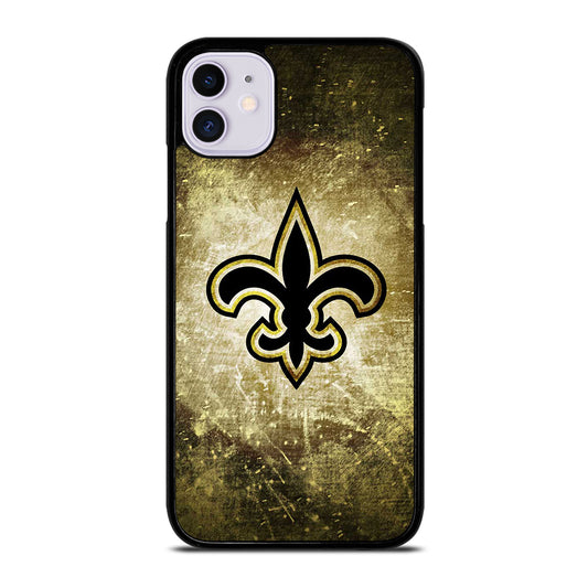 NEW ORLEANS SAINTS BACKGROUND iPhone 11 Case
