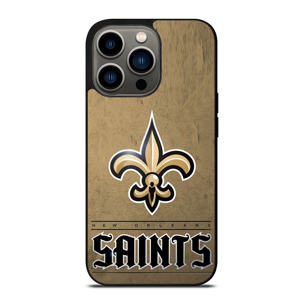 NEW ORLEANS SAINTS LOGO AND BACKGROUND iPhone 13 Pro Case