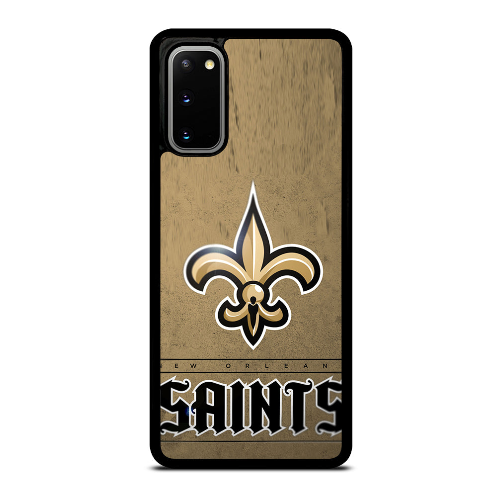 NEW ORLEANS SAINTS LOGO AND BACKGROUND Samsung Galaxy S20 / S20 5G Case
