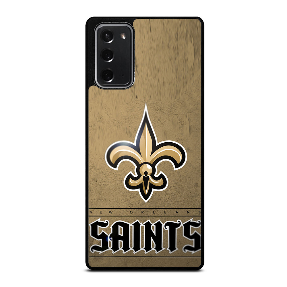 NEW ORLEANS SAINTS LOGO AND BACKGROUND Samsung Galaxy Note 20 Case