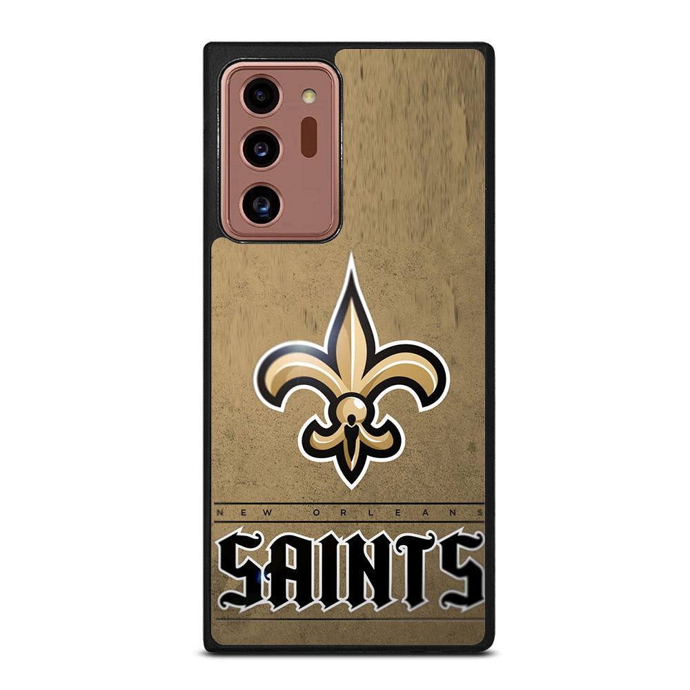 NEW ORLEANS SAINTS LOGO AND BACKGROUND Samsung Galaxy Note 20 Ultra Case
