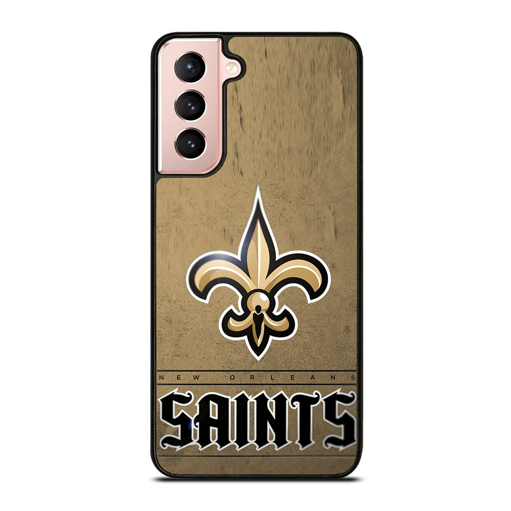 NEW ORLEANS SAINTS LOGO AND BACKGROUND Samsung Galaxy S21 5G Case