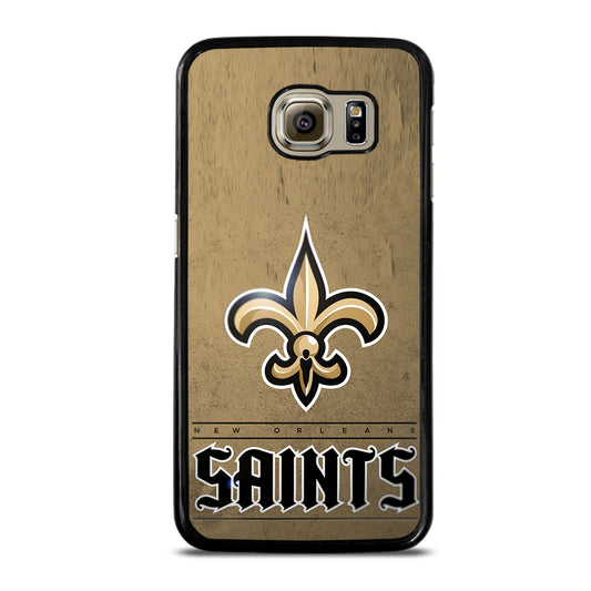 NEW ORLEANS SAINTS LOGO AND BACKGROUND Samsung Galaxy S6 Case