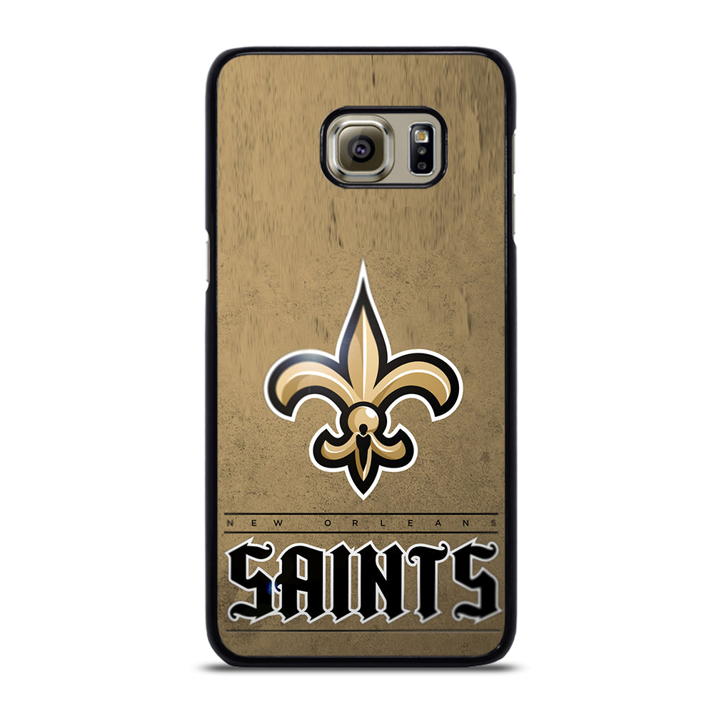 NEW ORLEANS SAINTS LOGO AND BACKGROUND Samsung Galaxy S6 Edge Plus Case