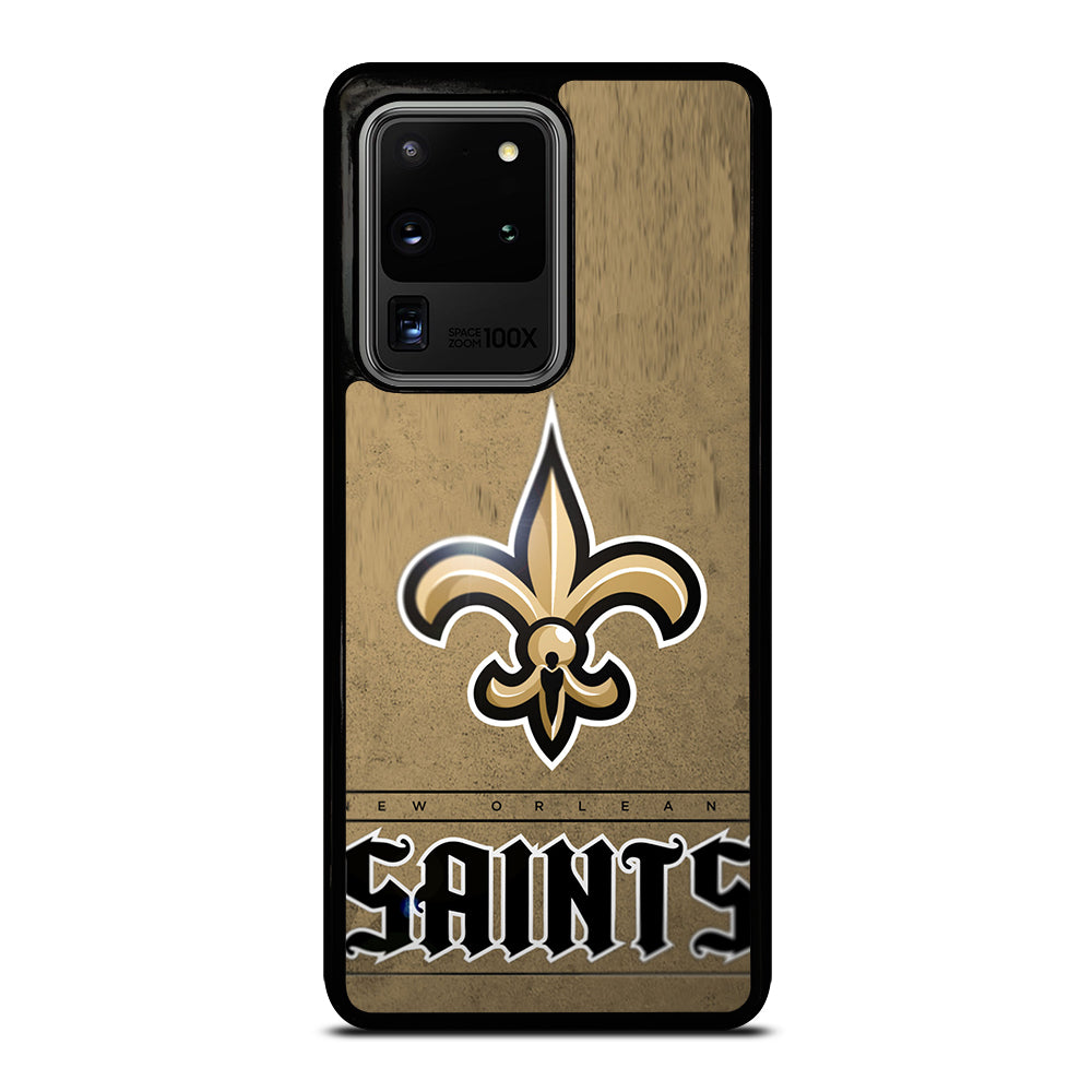 NEW ORLEANS SAINTS LOGO AND BACKGROUND Samsung Galaxy S20 Ultra / S20 Ultra 5G Case