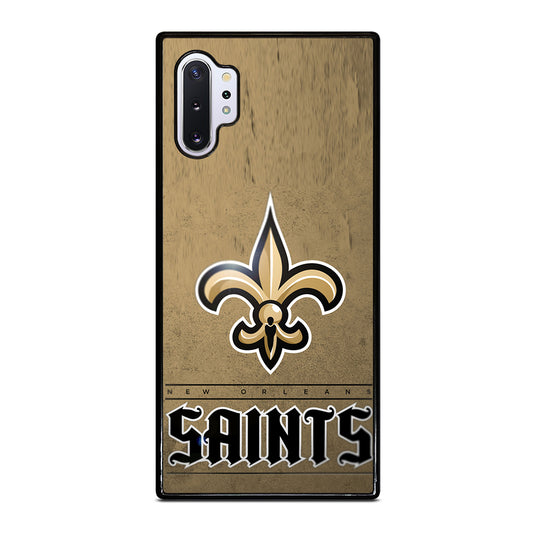 NEW ORLEANS SAINTS LOGO AND BACKGROUND Samsung Galaxy Note 10 Plus Case