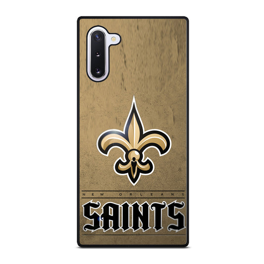 NEW ORLEANS SAINTS LOGO AND BACKGROUND Samsung Galaxy Note 10 Case